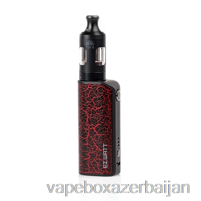 E-Juice Vape Innokin EZ.WATT 35W Starter Kit Red & Black Crackle